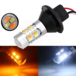 Денні ходові вогні Дхо в поворотники з режимом функцією повороту 1156 BAU15S 20smd