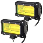 Світлодіодна балка (додаткова фара) 72W 24 smd Жовта - Зображення 3