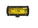 Світлодіодна балка (додаткова фара) 120W 40 smd Жовта 16,2 см - Зображення 2