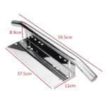 Кронштейн для кріплення додаткових фар, Led балок над номерним знаком з трубою нержавіюча сталь - Зображення 3