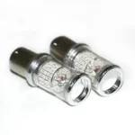 Світлодіодна лампа з цоколем 1156 BA15s P21W 48SMD 3014 12-24V Жовта canbus для сертифікації - Зображення 2