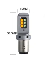 Двоколірна світлодіодна лампа з цоколем BAY15d P21W / 5 12 CREE 12V Білий Жовтий - Зображення 2