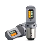 Двоколірна світлодіодна лампа з цоколем BAY15d P21W / 5 12 CREE 12V Білий Жовтий - Зображення 3