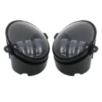 Світлодіодна балка Led ПТФ протитуманна фара. Діодні птф Лада Каліна, Грант Lada Granta Білий Жовтий - Зображення 6