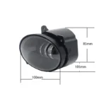 Світлодіодна балка Led ПТФ протитуманна фара. Діодні птф Лада Каліна, Грант Lada Granta Білий Жовтий - Зображення 4