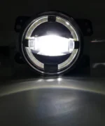 Світлодіодна противотуманная балка, додаткова фара Led кругла з розміром і ангельськими глазками 4 дюйма - Зображення 6