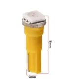 Світлодіодна лампа Т5 (W1,2W W2x2,6d) 1 SMD 5050 24V Жовта - Зображення 2