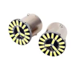Світлодіодна лампа з цоколем 1156 BA15s P21W  19SMD 4014 12V Білий - Зображення 4