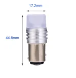 Світлодіодна лампа з цоколем 1156 BA15s P21W 9SMD 2835 3W 12V Білий - Зображення 2