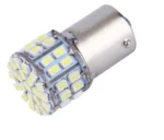 Світлодіодна лампа з цоколем 1156 BAU15s PY21W 50 SMD 3020 12V зі зміщеним контактом Білий