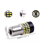 Светодиодная лампа с цоколем 1156 78 SMD 3014 12V з лінзою і драйвером ПРЕМІУМ Белый - Зображення 5