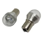 Світлодіодна лампа з цоколем 1156 BA15s P21W 6SMD 2835 12-24V Червоний 6W Зроблено в УКРАЇНІ! б/полярна - Зображення 2
