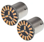 Світлодіодна лампа з цоколем 1156 BA15s P21W 19SMD 4014 Жовта 12V