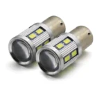 Світлодіодна лампа з цоколем 1156 BA15s P21W 16SMD 5630 12V Білий з драйвером - Зображення 4