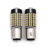 Двоколірна світлодіодна лампа з цоколем BAY15d P21W/ 5 120SMD 3014 12V Білий Жовтий - Зображення 5