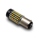 Двоколірна світлодіодна лампа з цоколем BAY15d P21W/ 5 120SMD 3014 12V Білий Жовтий - Зображення 2