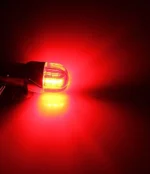 Світлодіодна лампа з цоколем 1157 (BA15d P21/5W)  6SMD 3030 12V Червона - Зображення 5