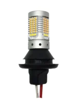 Світлодіодна лампа з цоколем 3157 (Т25) 119SMD 2016 Білий Жовтий з обманкою - Зображення 2
