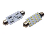 Світлодіодна лампа C5W Festoon 16 SMD 3014 12V 41мм Білий