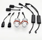 LED маркери для ангельських глазок на BMW E39 e53 e60 e61 e63 e64 e65 e66 e83 e87 e36 60W CREE Білий - Зображення 5