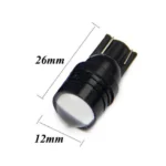 Світлодіодна лампа Т10 (W5W) 2SMD 5630 12V Білий з лінзою - Зображення 2
