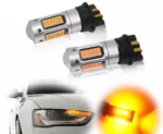 Світлодіодна лампа з цоколем PWY24W 30SMD 4014 Жовта