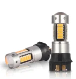 Світлодіодна лампа з цоколем PWY24W 30SMD 4014 Жовта - Зображення 2