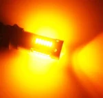 Світлодіодна лампа з цоколем PWY24W 30SMD 4014 Жовта - Зображення 3