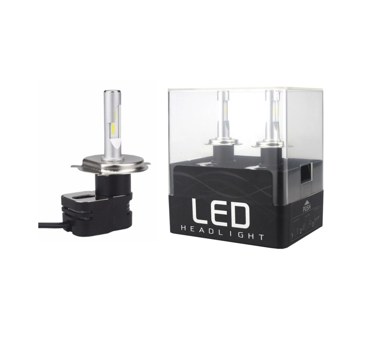 3253780717_avtomobilni-svitlodiodni-lampi Автомобільні світлодіодні лампи з цоколем H4, модель T5 Premium I5 6pcs CSP 9000 Lm - Зображення 1