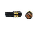 Світлодіодна лампа Т10 (W5W) 30 SMD 3014 з драйвером і лінзою 12V Жовта