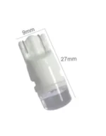 Світлодіодна лампа Т10 (W5W) 2SMD 2835 керамічна 12V Жовта - Зображення 2