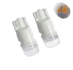 Світлодіодна лампа Т10 (W5W) 2SMD 2835 керамічна 12V Жовта - Зображення 3
