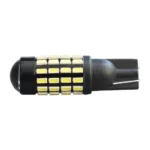 Світлодіодна лампа Т10 W5W 54 SMD 3014 12V Біла з лінзою та драйвером ПРЕМІУМ - Зображення 5