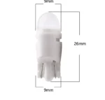 Светодиодная лампа Т10 (W5W) 2SMD 2835 керамическая 12V Зелена - Зображення 3