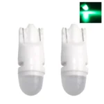 Светодиодная лампа Т10 (W5W) 2SMD 2835 керамическая 12V Зелена