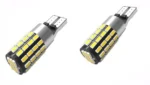 Світлодіодна лампа Т10 W5W 54SMD 3014 з обманкою, драйвером 12V Білий - Зображення 2