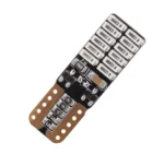 Світлодіодна лампа Т10 (W5W) 24SMD 4014 з обманкою і драйвером 12V Блакитна ICE BLUE