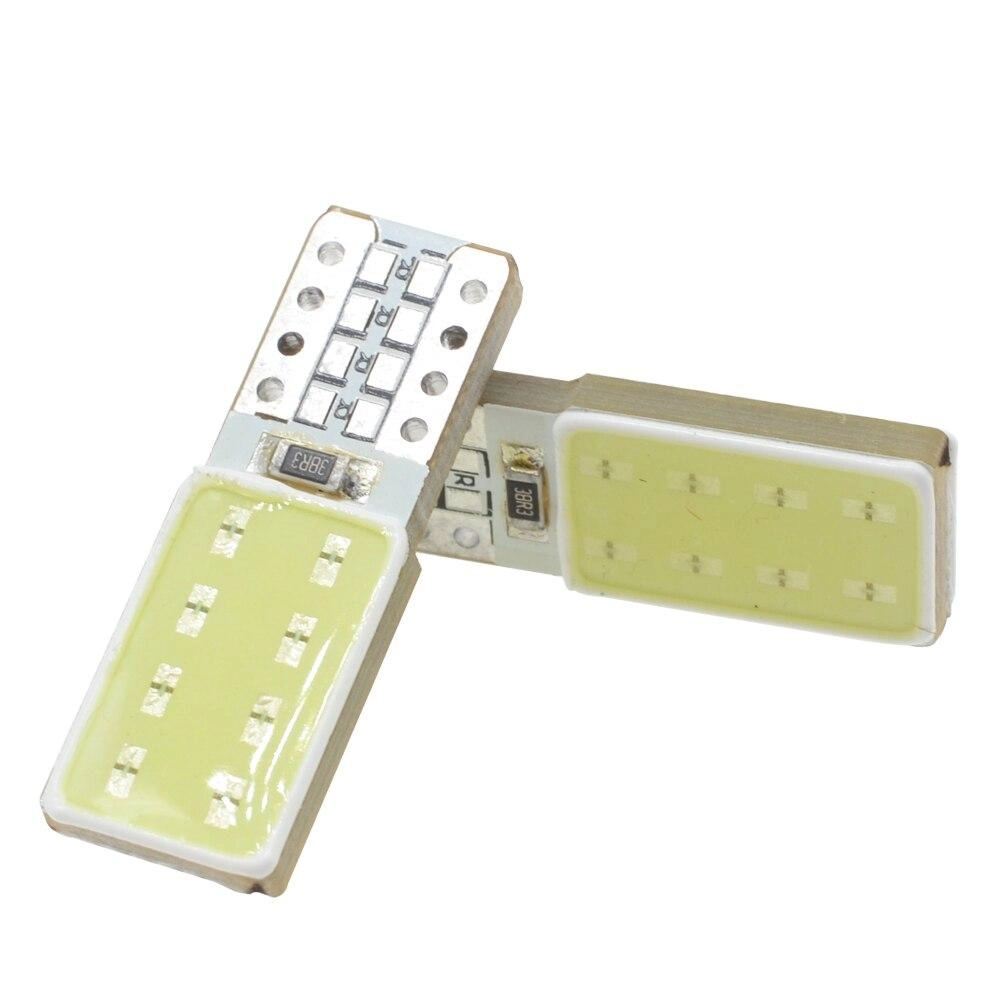 3262292483_svetodiodnaya-lampa-t10 Светодиодная лампа Т10 W5W COB 2W 12V Белая - Зображення 1