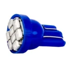 Светодиодная лампа Т10 (W5W) 8 SMD 3020 12V Синя