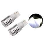 Светодиодная лампа Т10 W5W 3SMD 2835 12V с линзой Белая - Зображення 2
