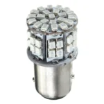 Світлодіодна LED лампа в поворот червоного ліхтаря +1156 BA15s P21W 50 SMD 3020 12V Жовта для сертифікації - Зображення 3