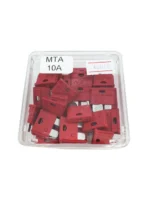Комплект запобіжників автомобільних MTA Євро 10А Прапорцевих (50 шт) - Зображення 2