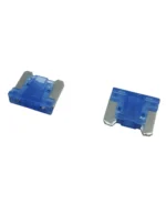 Комплект запобіжників автомобільних MTA Super-mini 15А Прапорцевий (Обрізані ніжки) (100 шт) - Зображення 2
