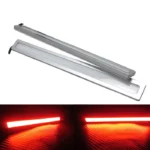 Денні ходові вогні світлодіодні DRL 17см COB Червоний (комплект 2шт) - Зображення 3