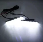 Денні ходові вогні універсальні світлодіодні фари ДХВ з біжучим поворотом DRL Led Білий Жовтий - Зображення 6