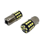 Світлодіодна лампа з цоколем 1156 BA15s P21W 33SMD 2835 24V Білий - Зображення 2