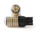 Двоколірні світлодіодні лампи 7443 T20 W21/5W 168 SMD 3014 12V Білий Жовтий - Зображення 3