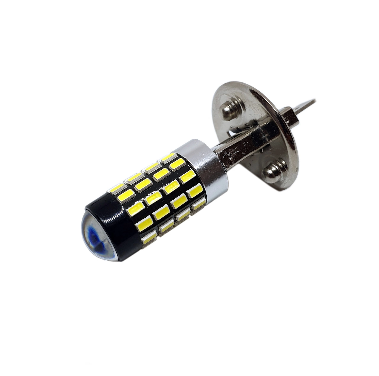 3297644237_svitlodiodna-lampa-z Світлодіодна лампа з цоколем Н1 54SMD 3014 12V Білий з драйвером ПРЕМІУМ - Зображення 1