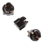 Пластиковий патрон для лампи T5 W1.2W Т6,5. Патрон цоколь для ламп приладової панелі