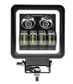 Світлодіодна противотуманная балка, додаткова фара Led квадратна з ангельськими глазками